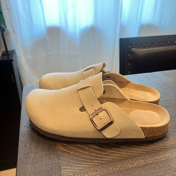 Cushionaire sandal clog beige 8.5 women - Picture 3 of 6